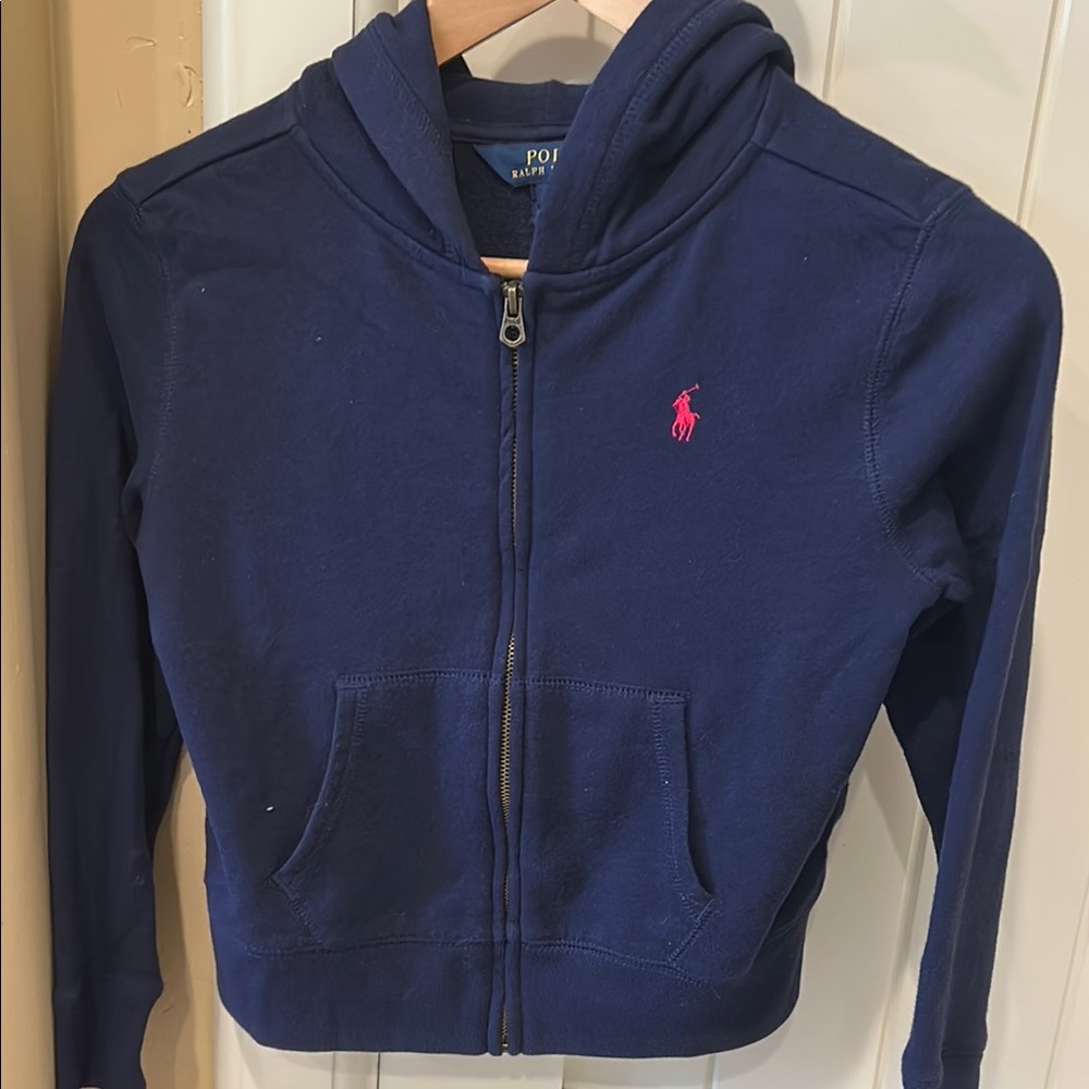 Polo by Ralph Lauren Kids Navy Hoodie - Medium/8-10